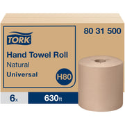 1 Ply - Multifold - 7.80" Roll Diameter - 1 15/16" Core - Natural - Fiber - 6 Roll