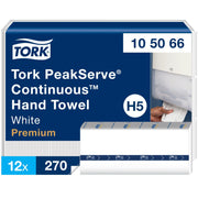 1 Ply - 7.91" Width x 8.85" Length - Leaf design - White - 270/Bundle - 12 Bundle