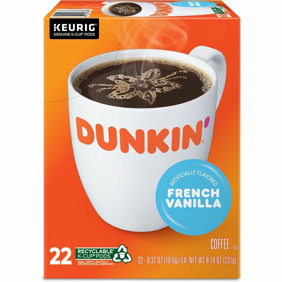 Compatible with Keurig Brewer - Medium - K-Cup - French Vanilla - 22 / Box