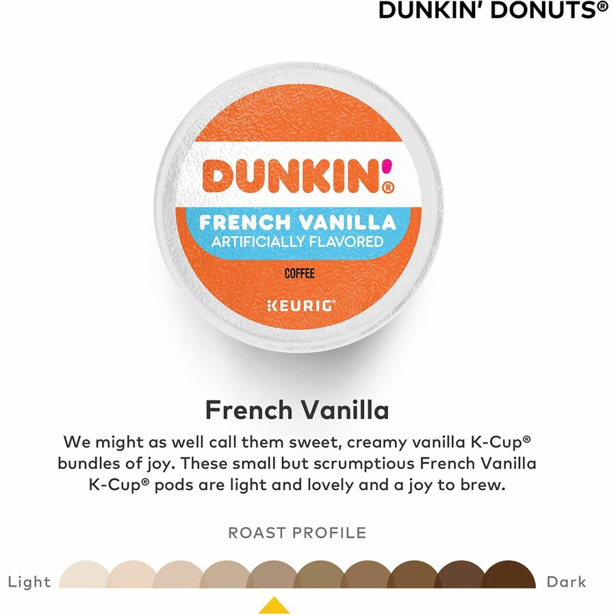 Compatible with Keurig Brewer - Medium - K-Cup - French Vanilla - 22 / Box