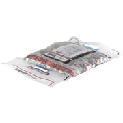 ControlTek CoinLOK Plastic Coin Bags - 25" Length x 14.50" Width - Clear - Plastic - Coin - 100 / Carton