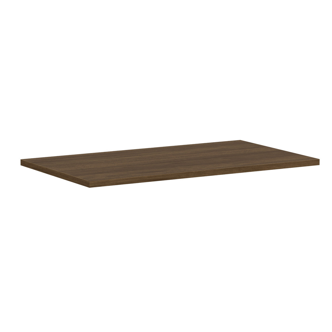 OfficeSource Variant Rectangular Top - 48"W x 24"D (Requires Base) - Modern Walnut