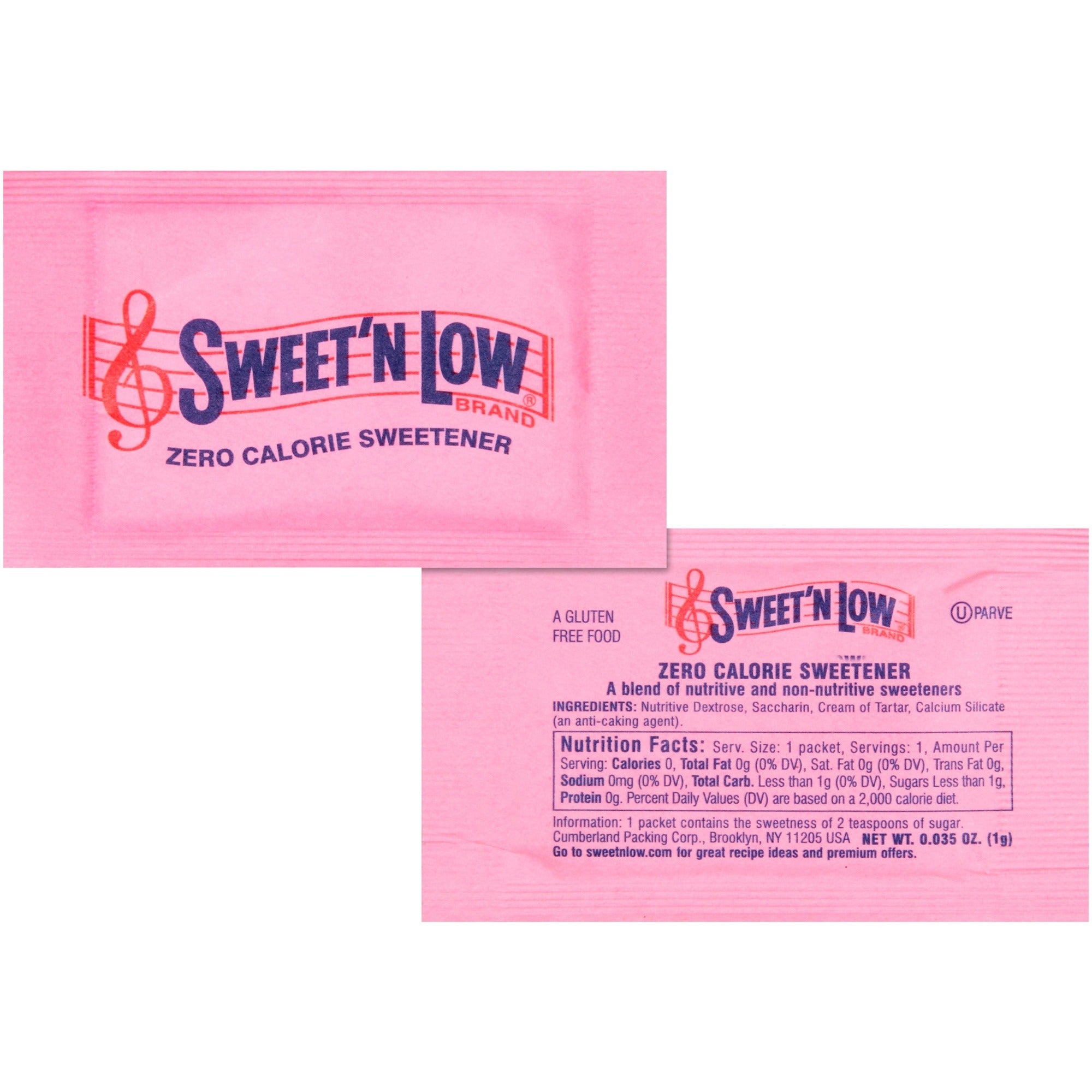 SWEET'N Low Low-Sugar Substitute Packets - Artificial Sweetener - 400 / Box