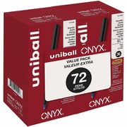 uniball™ Onyx Rollerball Pens - 0.7 mm Conical Pen Point - Blue Ink - 72 / Pack