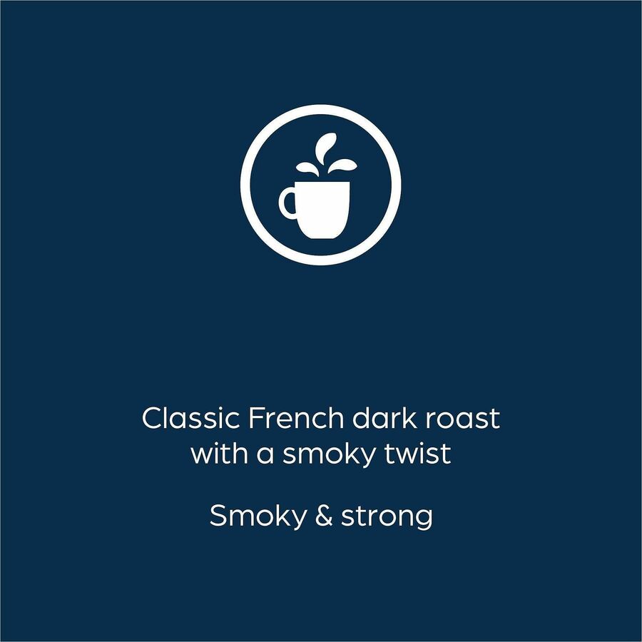 Compatible with Flavia Aroma, Flavia Barista, FLAVIA Creation 600, Flavia Creation 500, Flavia Creation 200, Flavia Creation 150, Flavia Creation 300 - Hot Coffee - Dark - Freshpack - French Roast, Regular - Kosher - 100 / Carton