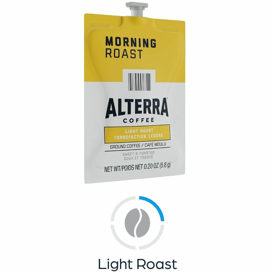 Compatible with Flavia Aroma, Flavia Barista, FLAVIA Creation 600, Flavia Creation 500, Flavia Creation 200, Flavia Creation 150, Flavia Creation 300, Flavia - Hot Coffee - Light - Freshpack - Morning, Regular - Kosher - 100 / Carton