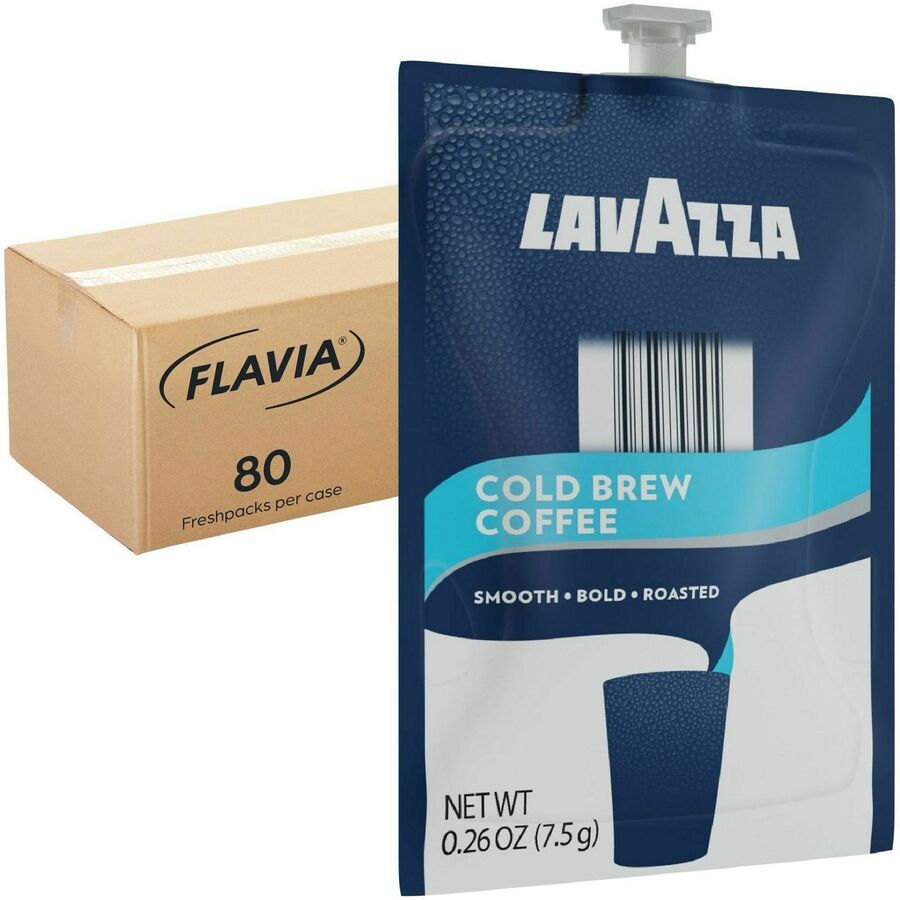 Compatible with Flavia Creation 300 with Chill Refresh Module, Flavia Creation 600 with Chill Module - Cold Brewed, Ice Coffee - Light - Freshpack - Cocoa - Kosher - 80 / Carton