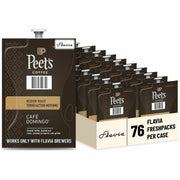 Compatible with Flavia Aroma, Flavia Barista, FLAVIA Creation 600, Flavia Creation 500, Flavia Creation 200, Flavia Creation 150, Flavia Creation 300 - Hot Coffee - Medium - Freshpack - Cafe Domingo - Kosher - 76 / Carton