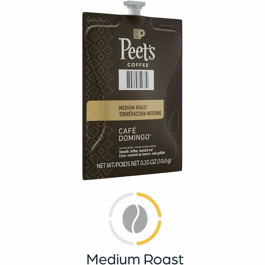 Compatible with Flavia Aroma, Flavia Barista, FLAVIA Creation 600, Flavia Creation 500, Flavia Creation 200, Flavia Creation 150, Flavia Creation 300 - Hot Coffee - Medium - Freshpack - Cafe Domingo - Kosher - 76 / Carton