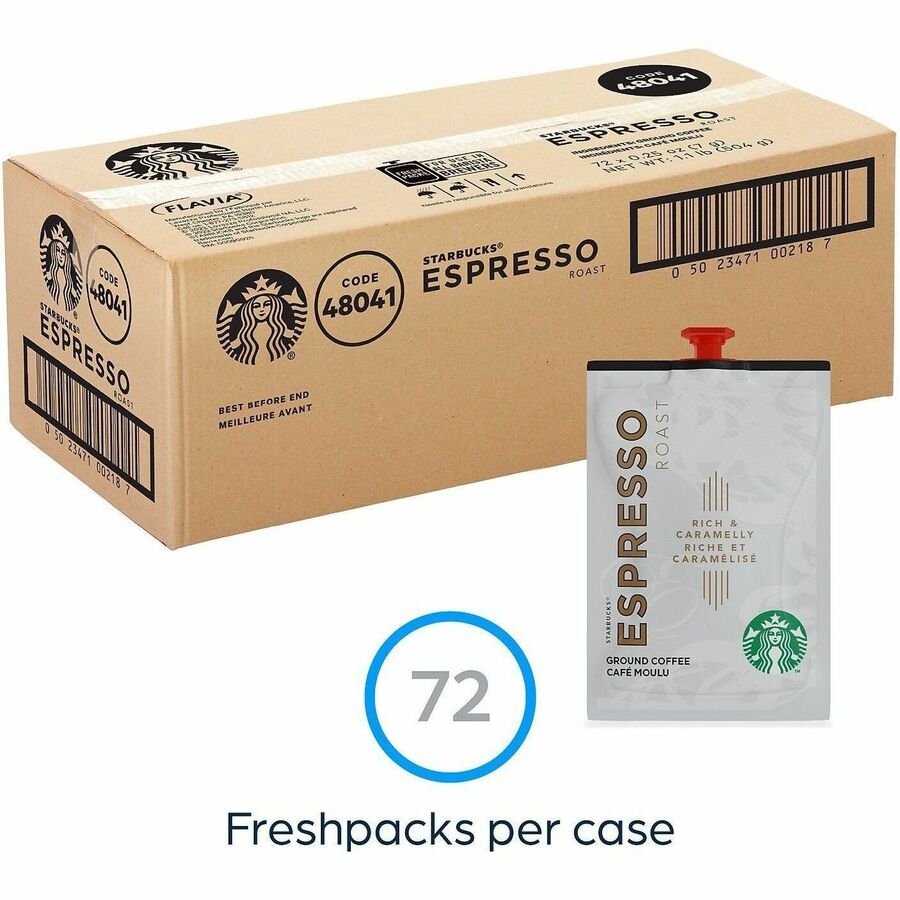 Compatible with Flavia Barista - Hot Coffee - Freshpack - Espresso - Kosher - 72 / Carton