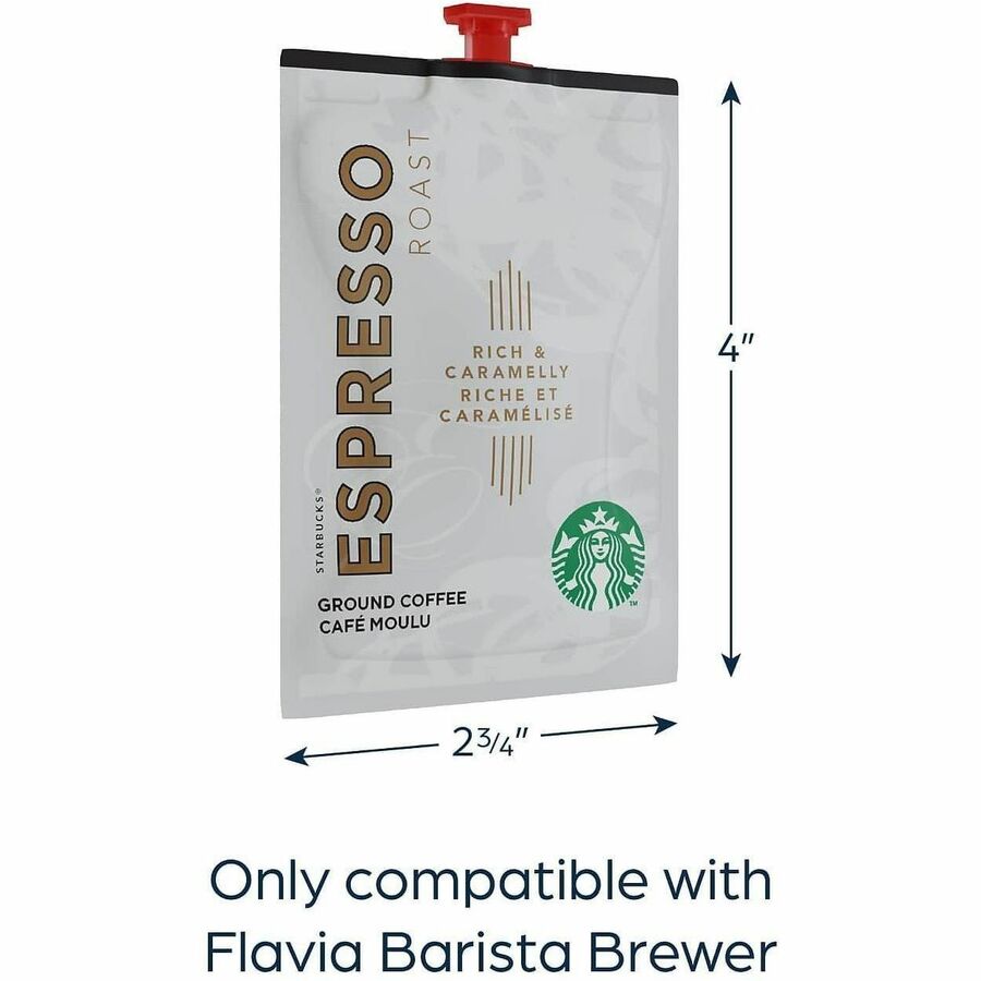 Compatible with Flavia Barista - Hot Coffee - Freshpack - Espresso - Kosher - 72 / Carton