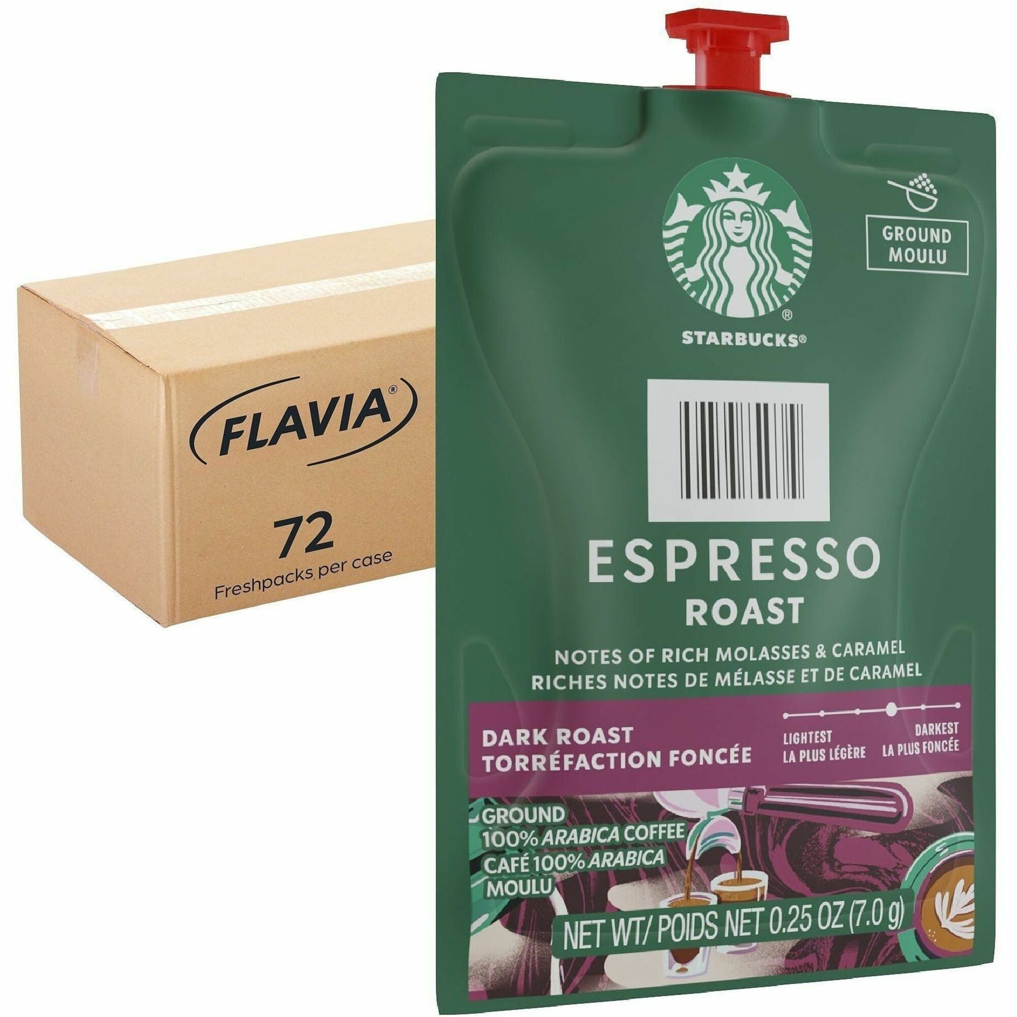 Compatible with Flavia Barista - Hot Coffee - Freshpack - Espresso - Kosher - 72 / Carton