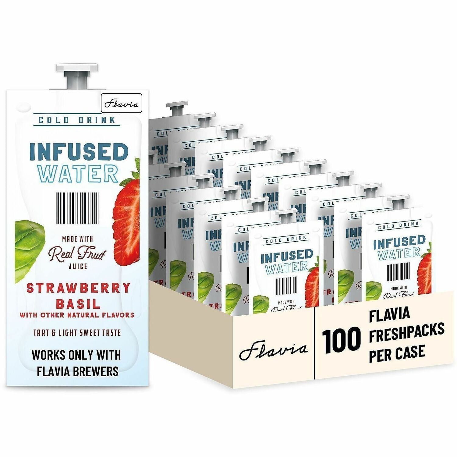 Strawberry Basil - 100 / Carton