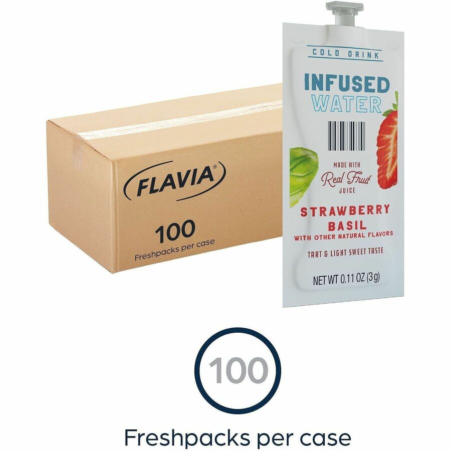 Strawberry Basil - 100 / Carton