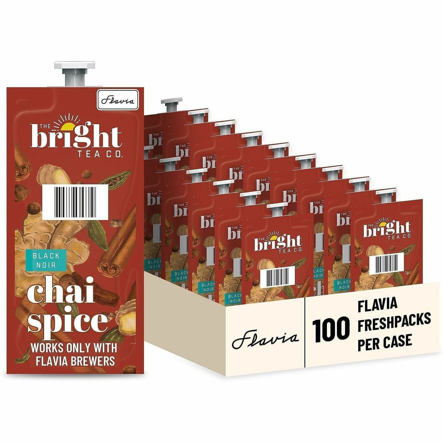 Compatible with Flavia Aroma, Flavia Creation 300, FLAVIA Creation 600 - Herbal Tea - Caffeinated - Kosher - 100 / Carton