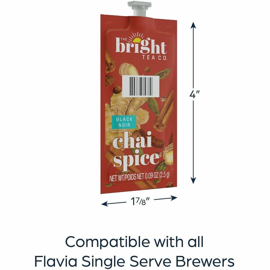 Compatible with Flavia Aroma, Flavia Creation 300, FLAVIA Creation 600 - Herbal Tea - Caffeinated - Kosher - 100 / Carton