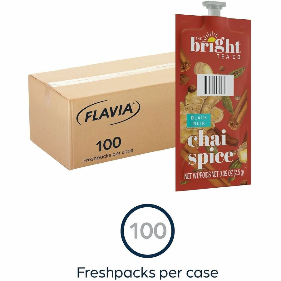 Compatible with Flavia Aroma, Flavia Creation 300, FLAVIA Creation 600 - Herbal Tea - Caffeinated - Kosher - 100 / Carton