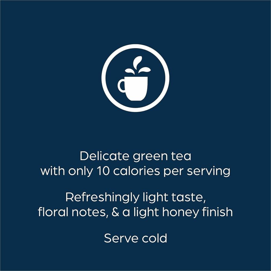 Compatible with Flavia Creation 300 with Chill Refresh Module, Flavia Creation 600 with Chill Module - Iced Green Tea - Caffeinated - Kosher - 100 / Carton