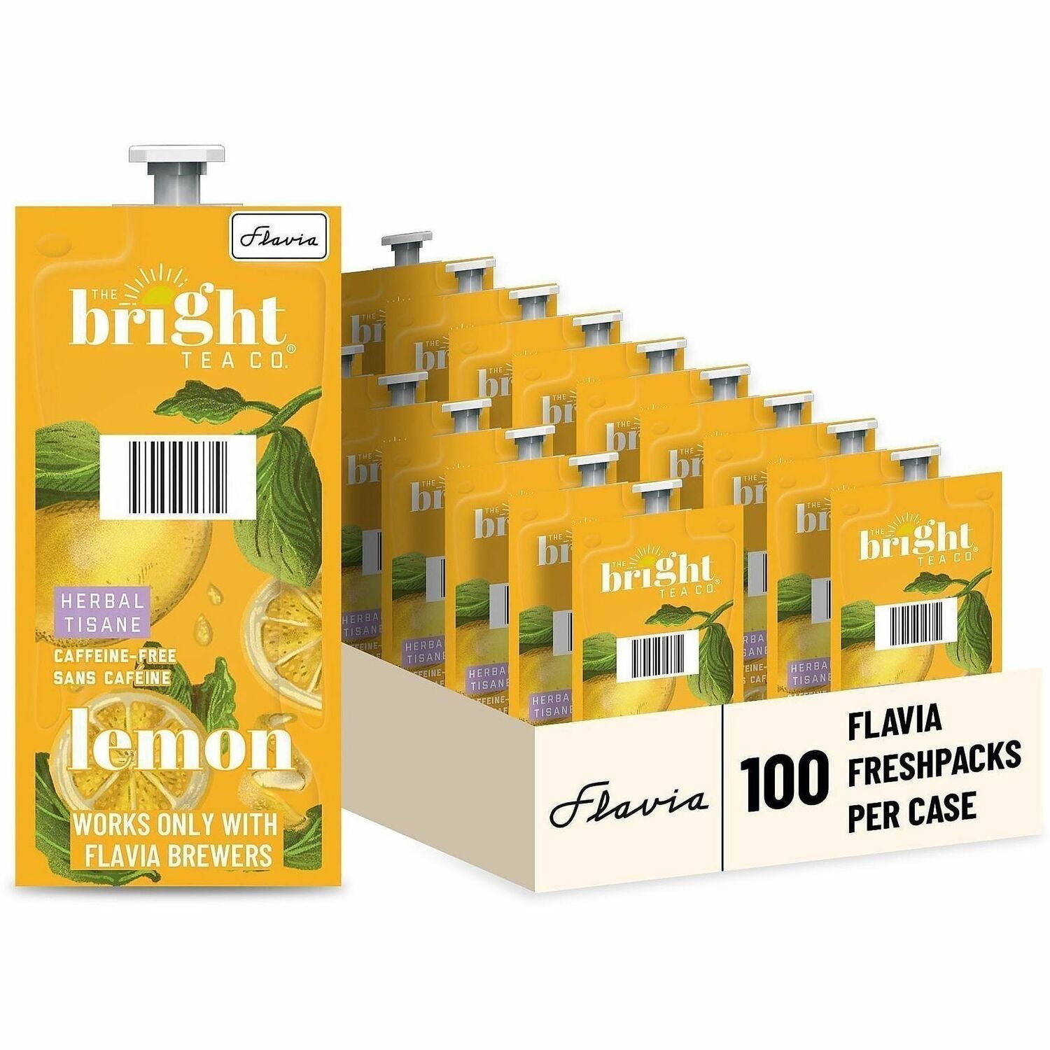 Compatible with Flavia Aroma, Flavia Creation 300, FLAVIA Creation 600 - Herbal Tea - Caffeine-free - Kosher - 100 / Carton