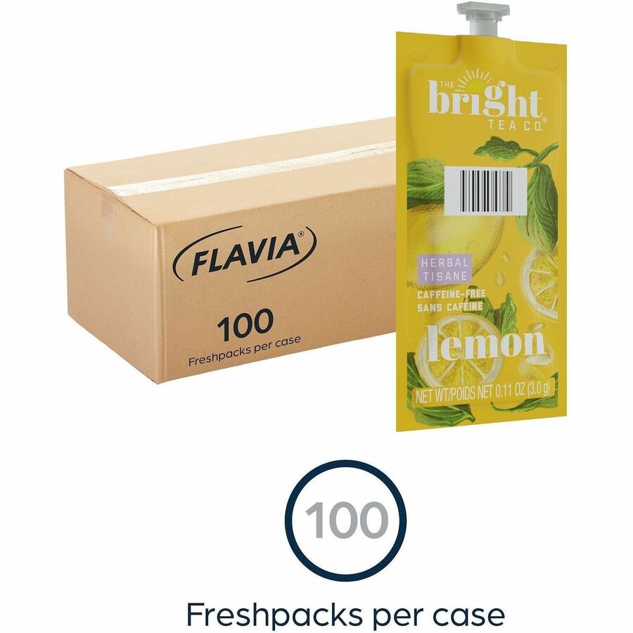 Compatible with Flavia Aroma, Flavia Creation 300, FLAVIA Creation 600 - Herbal Tea - Caffeine-free - Kosher - 100 / Carton