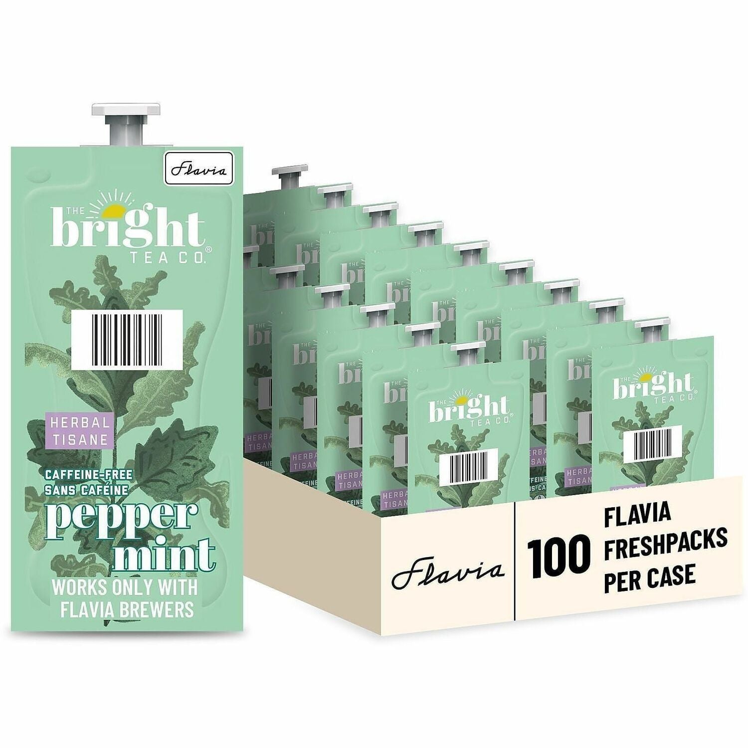 Compatible with Flavia Aroma, Flavia Creation 300, FLAVIA Creation 600 - Herbal Tea - Decaffeinated - Kosher - 100 / Carton