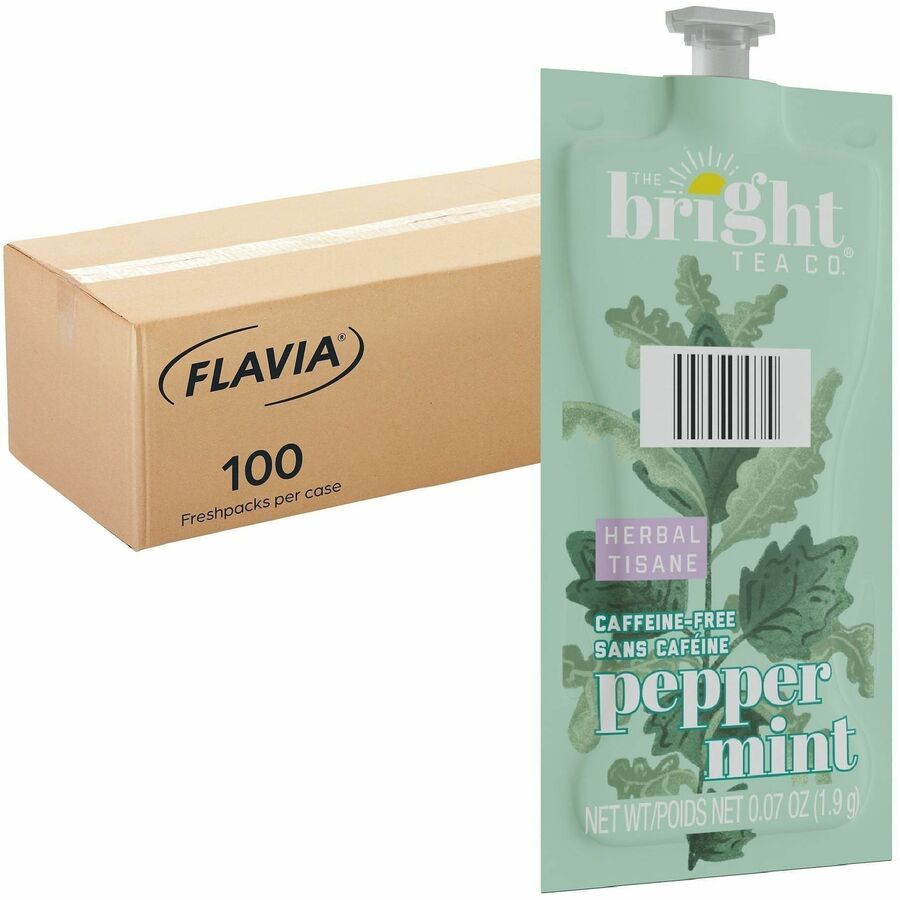 Compatible with Flavia Aroma, Flavia Creation 300, FLAVIA Creation 600 - Herbal Tea - Decaffeinated - Kosher - 100 / Carton