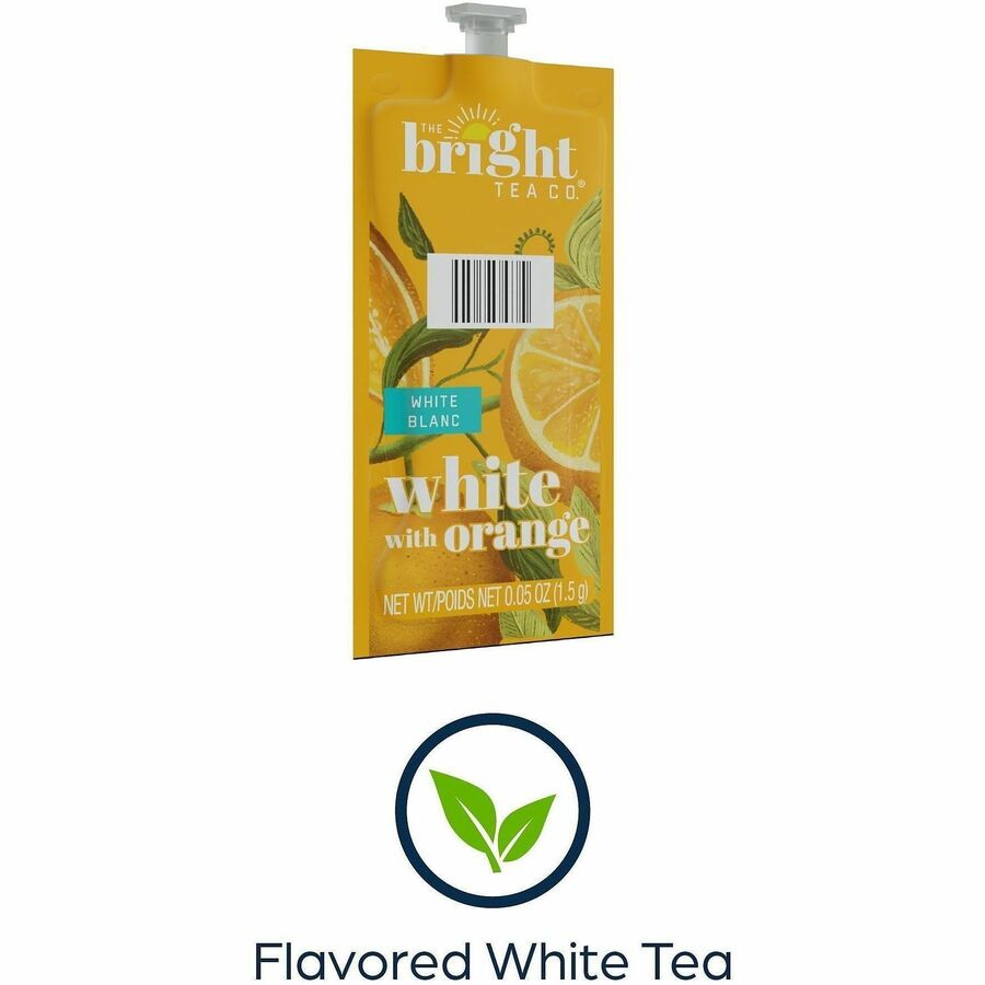 Compatible with Flavia Aroma, Flavia Creation 300, FLAVIA Creation 600 - White Tea - Decaffeinated - Kosher - 100 / Carton