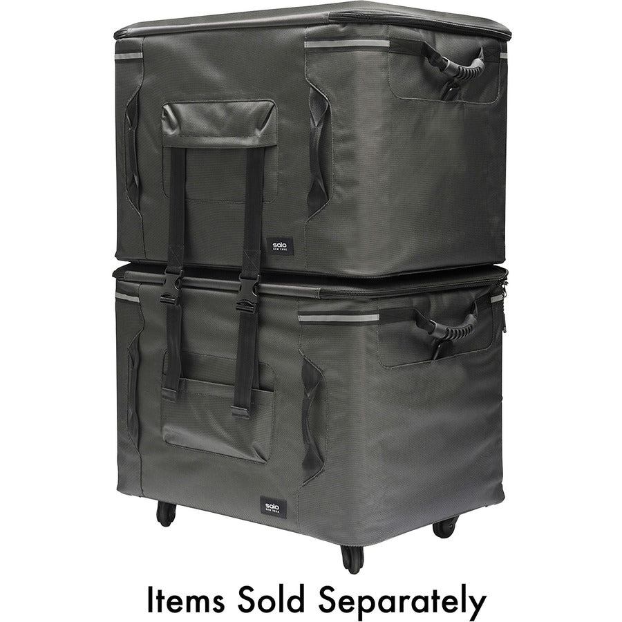 Solo PRO TRANSPORTER 128 Travel/Luggage Case, Black, Bump Resistant, 20.5" H x 26" W x 18.8" D, 33.81 gal Capacity, 1 Each