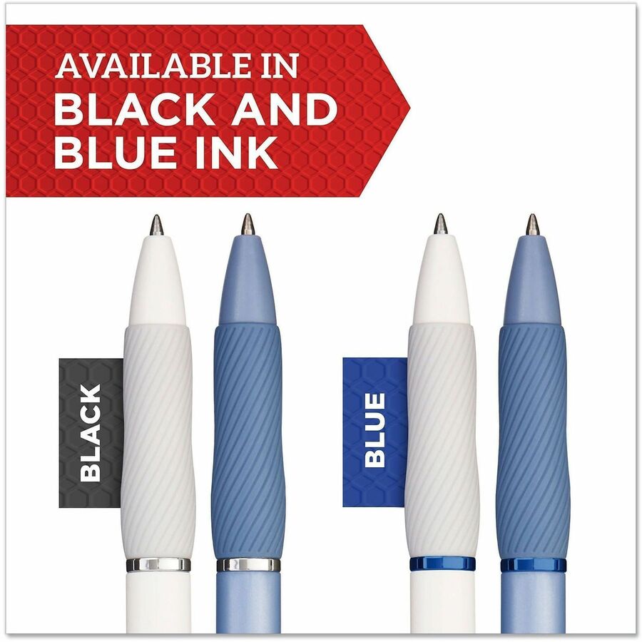 0.7 mm Medium Pen Point - Black Ink - Gel-based - Blue Barrel