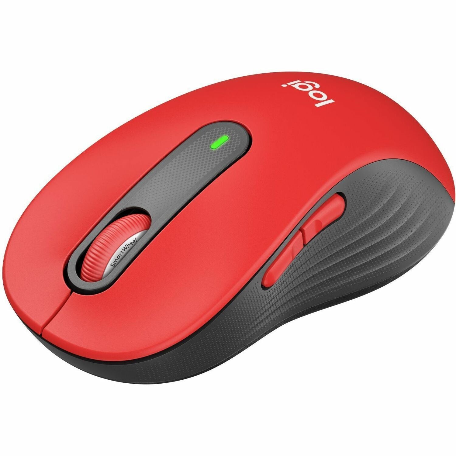 Optical - Wireless - Bluetooth/Radio Frequency - Red - USB - 2000 dpi - Scroll Wheel - 5 Button(s) - 5 Programmable Button(s) - Large Hand/Palm Size