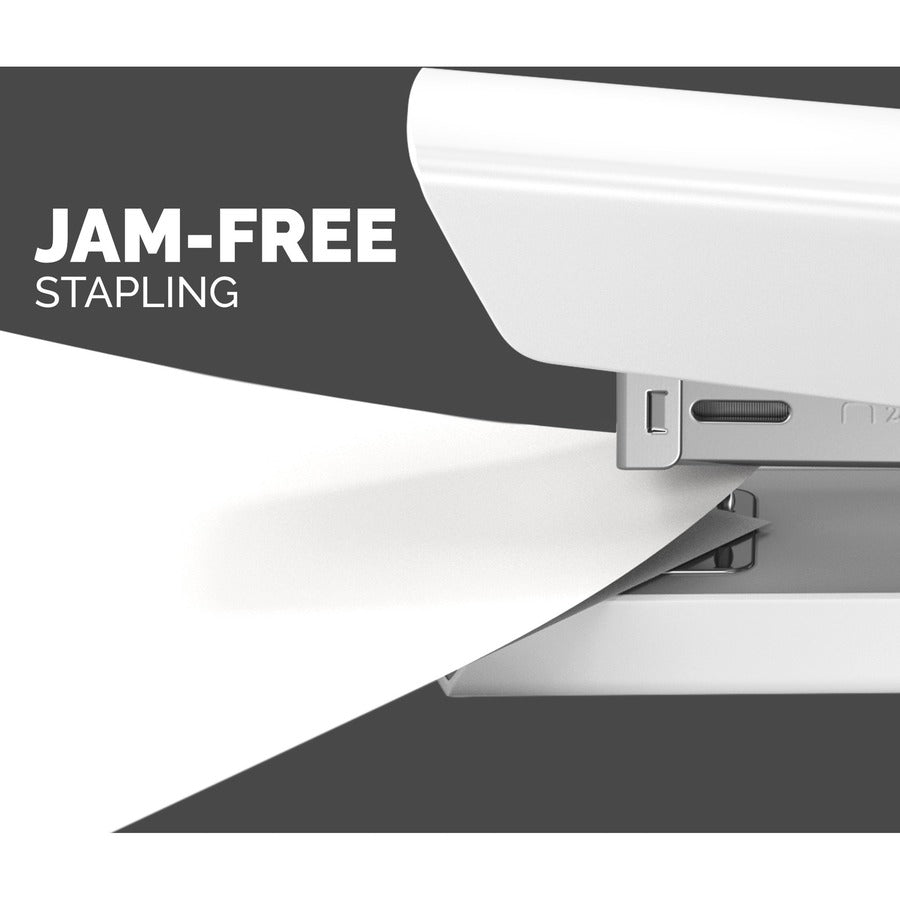 Fellowes LX820 Classic Office/Desktop Stapler - Holds Upto 210 Staple - Full Strip - White - 1 Each