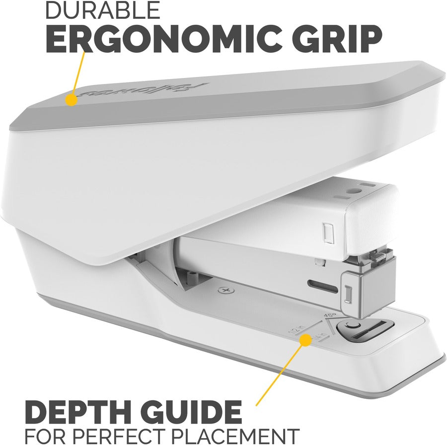 Holds Upto 105 Staple - Half Strip - White - Metal - 1 Each