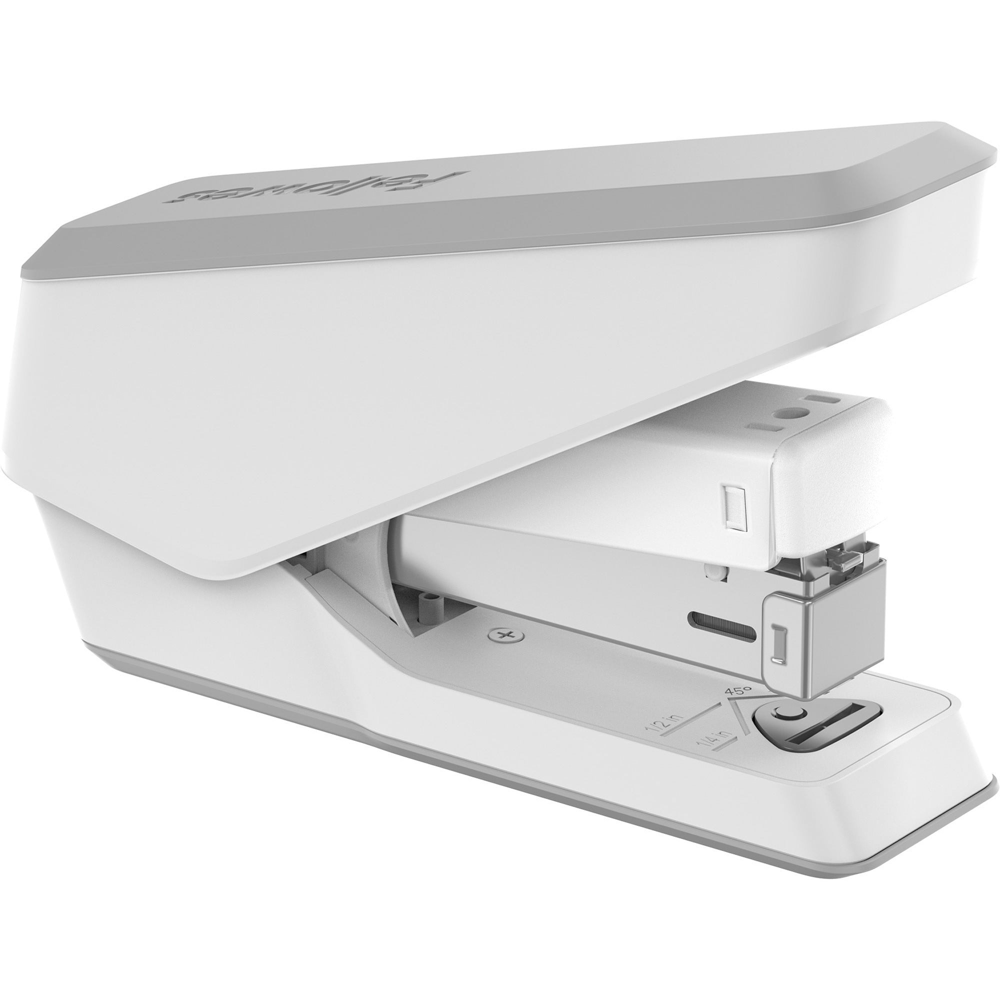 Holds Upto 105 Staple - Half Strip - White - Metal - 1 Each