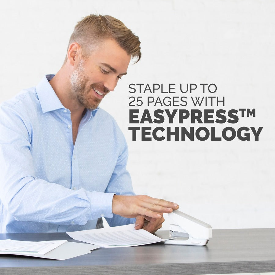 Holds Upto 105 Staple - Half Strip - White - Metal - 1 Each