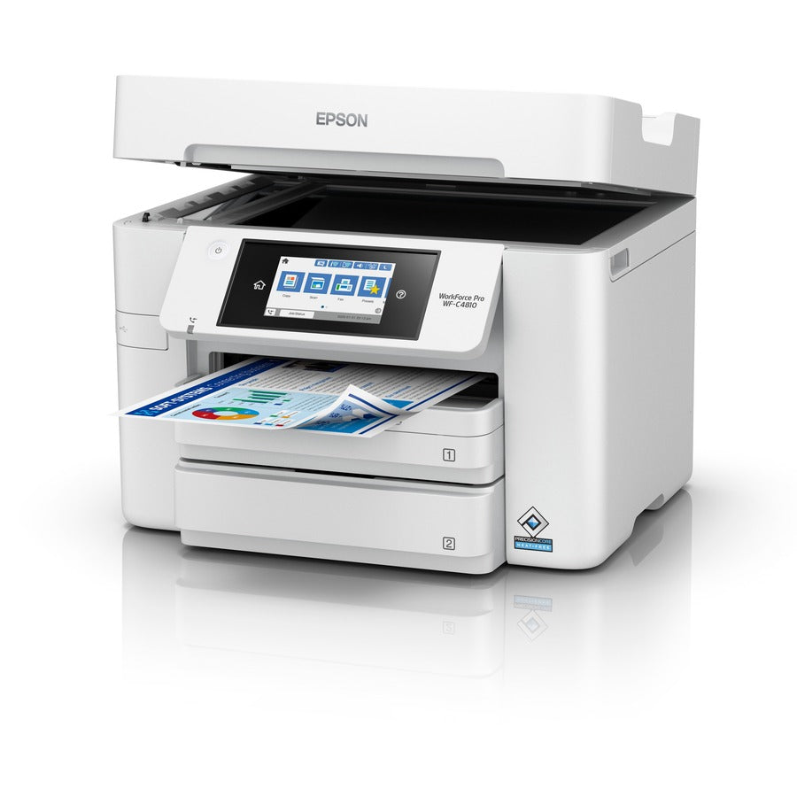 Copier/Fax/Printer/Scanner - Automatic Duplex Print - Color Scanner - 1200 dpi Optical Scan - Color Fax - Wireless LAN - For Plain Paper Print - 1 Each