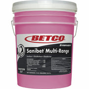 Betco Symplicity Sanibet MultiRange Sanitizer - Concentrate - 640 fl oz (20 quart) - Fragrance-free, Disinfectant, Deodorize, Rinse-free, Versatile - Pink - 1 Each