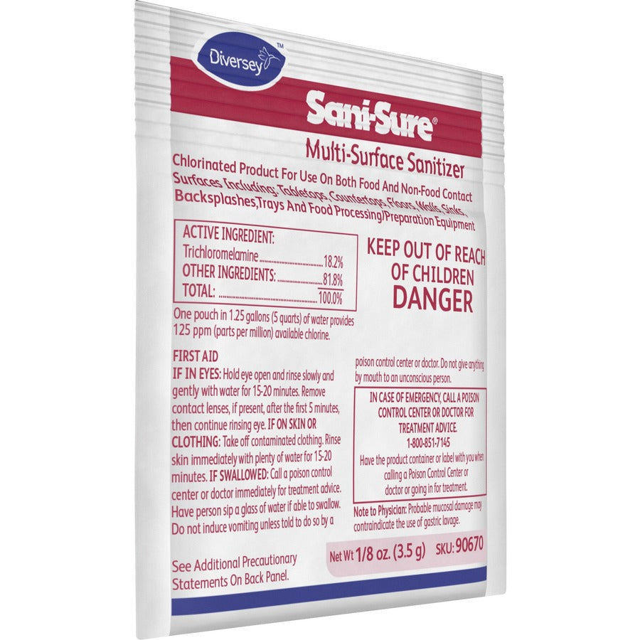 0.13 oz (0.01 lb) - Chlorine Scent - Odorless - Yellow - 100 / Carton
