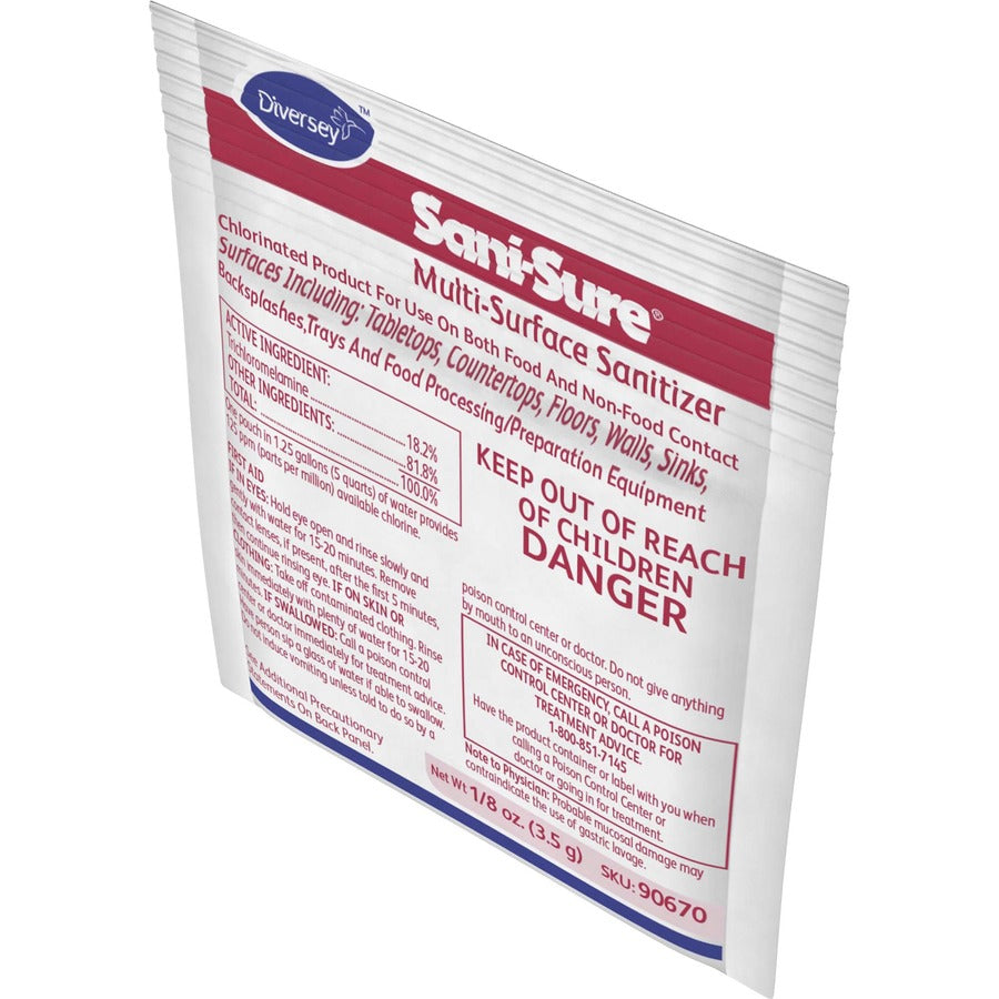 0.13 oz (0.01 lb) - Chlorine Scent - Odorless - Yellow - 100 / Carton