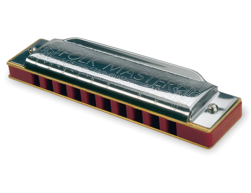 Suzuki 1072-DB Folkmaster Harmonica. Key of Db