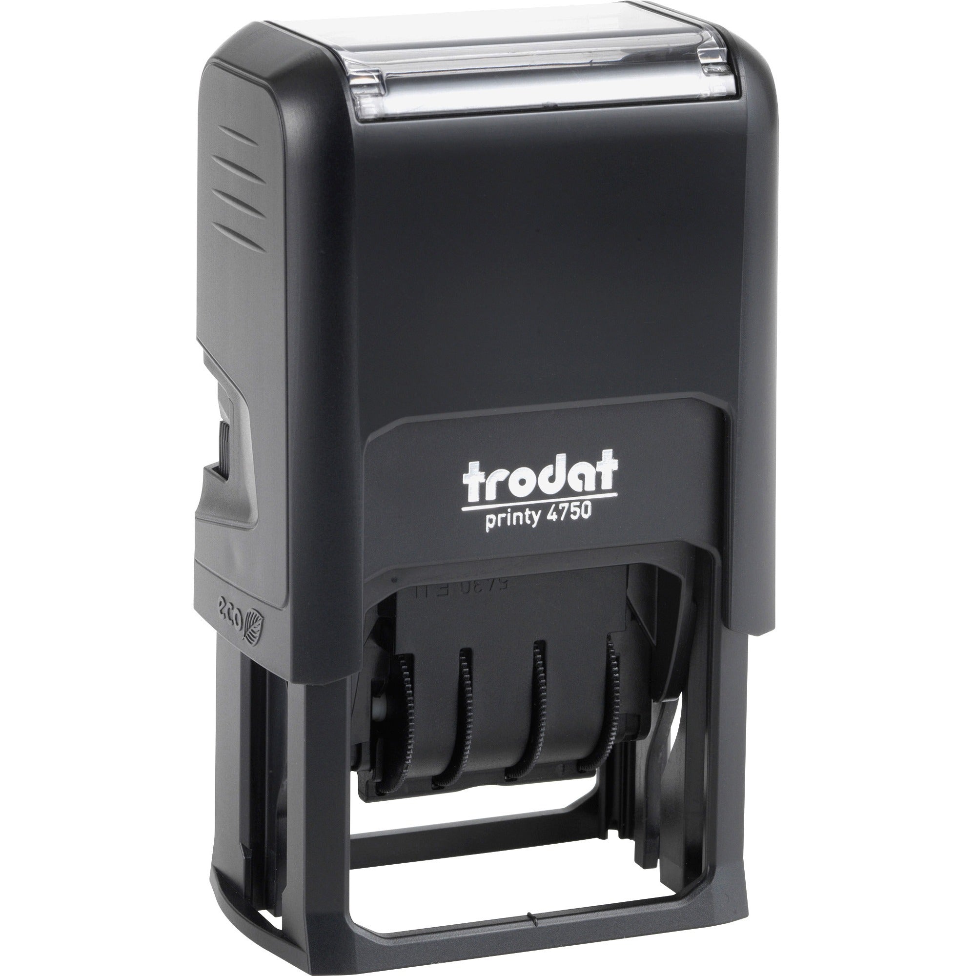 Date Stamp - 10000 Impression(s) - Black, Red - Recycled - 1 Each