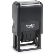 Date Stamp - ENTERED, FAXED, PAID, RECEIVED - 10000 Impression(s) - Red, Blue - Recycled - 1 Each