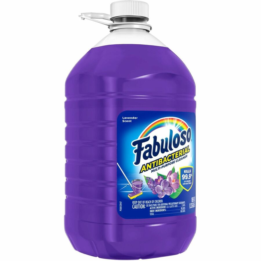 169 fl oz (5.3 quart) - Lavender Scent - Antibacterial, Rinse-free, Residue-free, Long Lasting - Purple Bottle - 1 Each