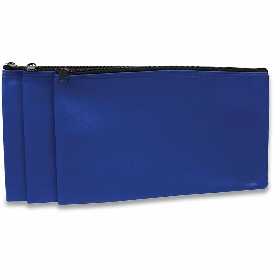 Tear Resistant, Drop Resistant, Spill Resistant - Vinyl Body - Vinyl Exterior Material - 11" Width x 6" Depth - 3 / Pack