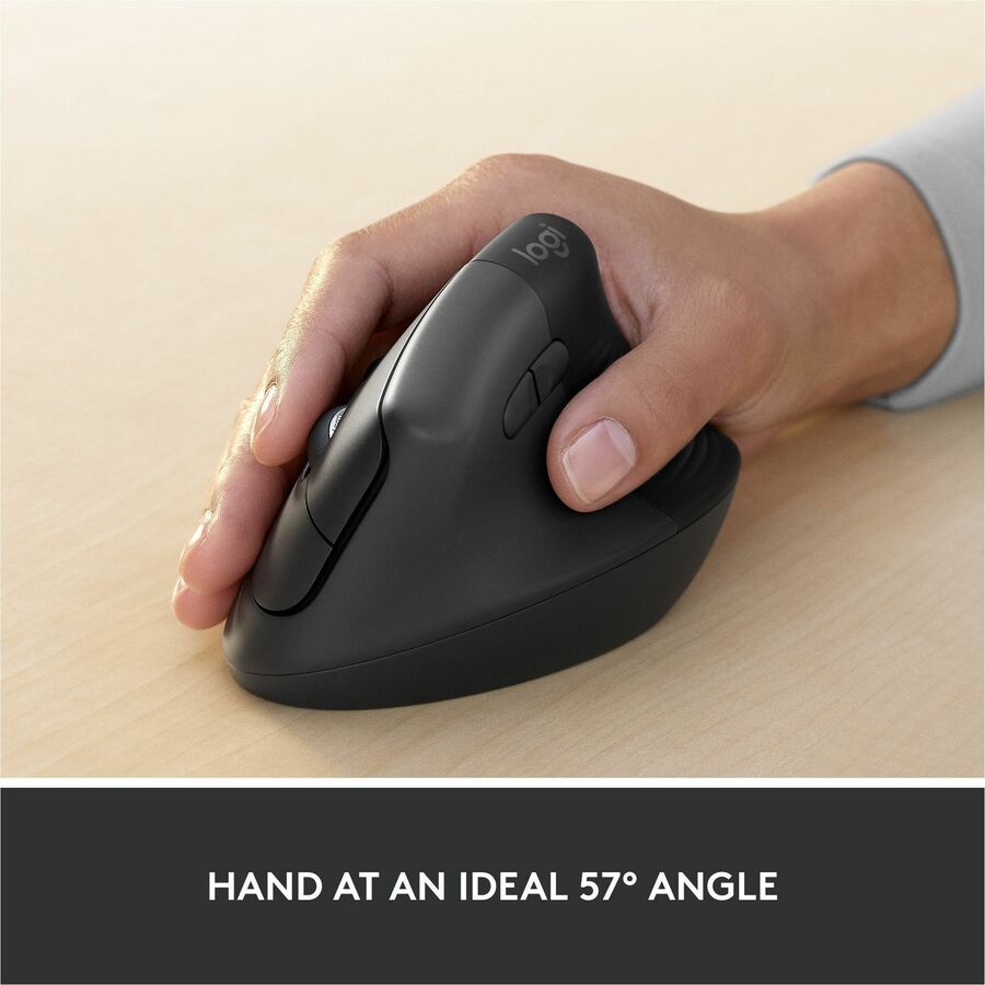 Optical - Wireless - Bluetooth/Radio Frequency - Graphite - USB - 4000 dpi - Scroll Wheel - 4 Button(s) - Small/Medium Hand/Palm Size - 1 Each