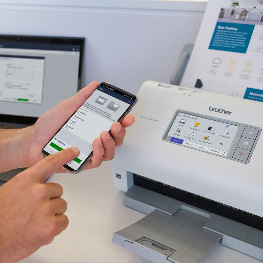 48-bit Color - 60 ppm (Mono) - 60 ppm (Color) - Duplex Scanning - USB