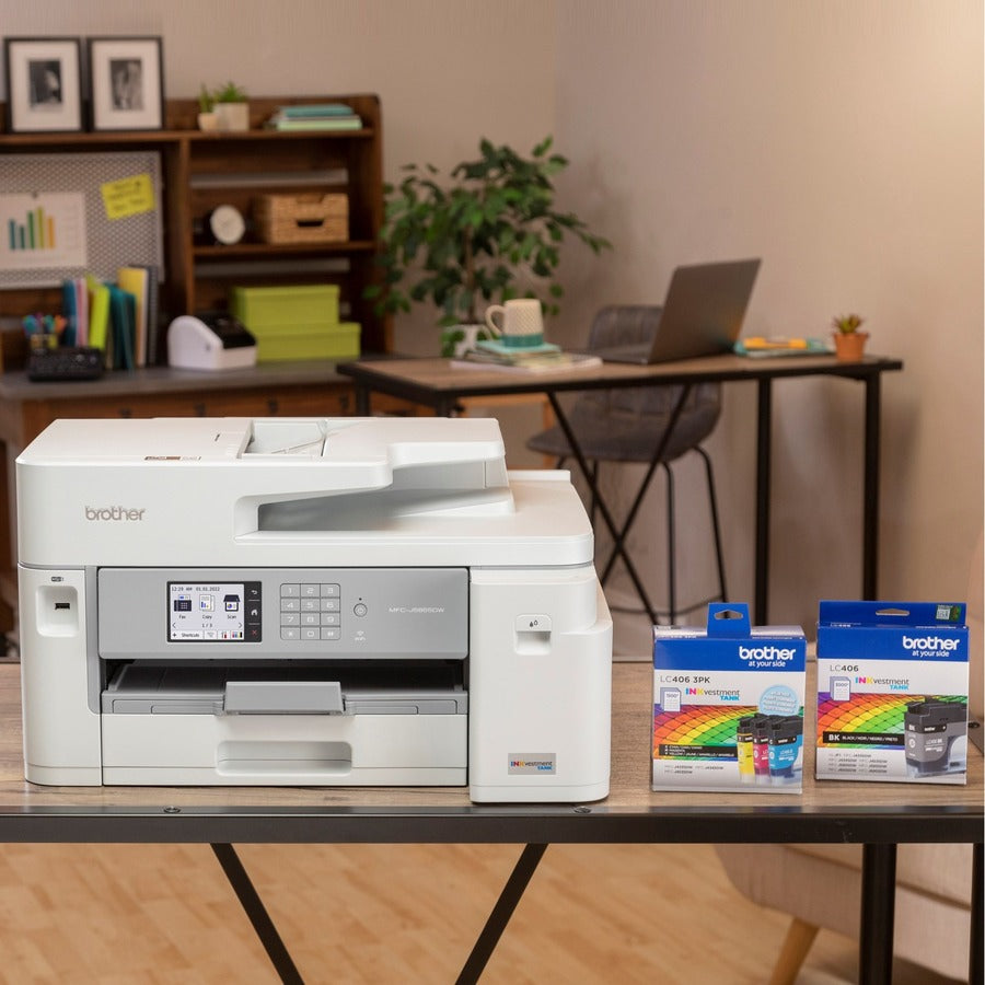Brother MFC-J5855DW Wired & Wireless INKvestment Tank Inkjet Multifunction Printer - Color