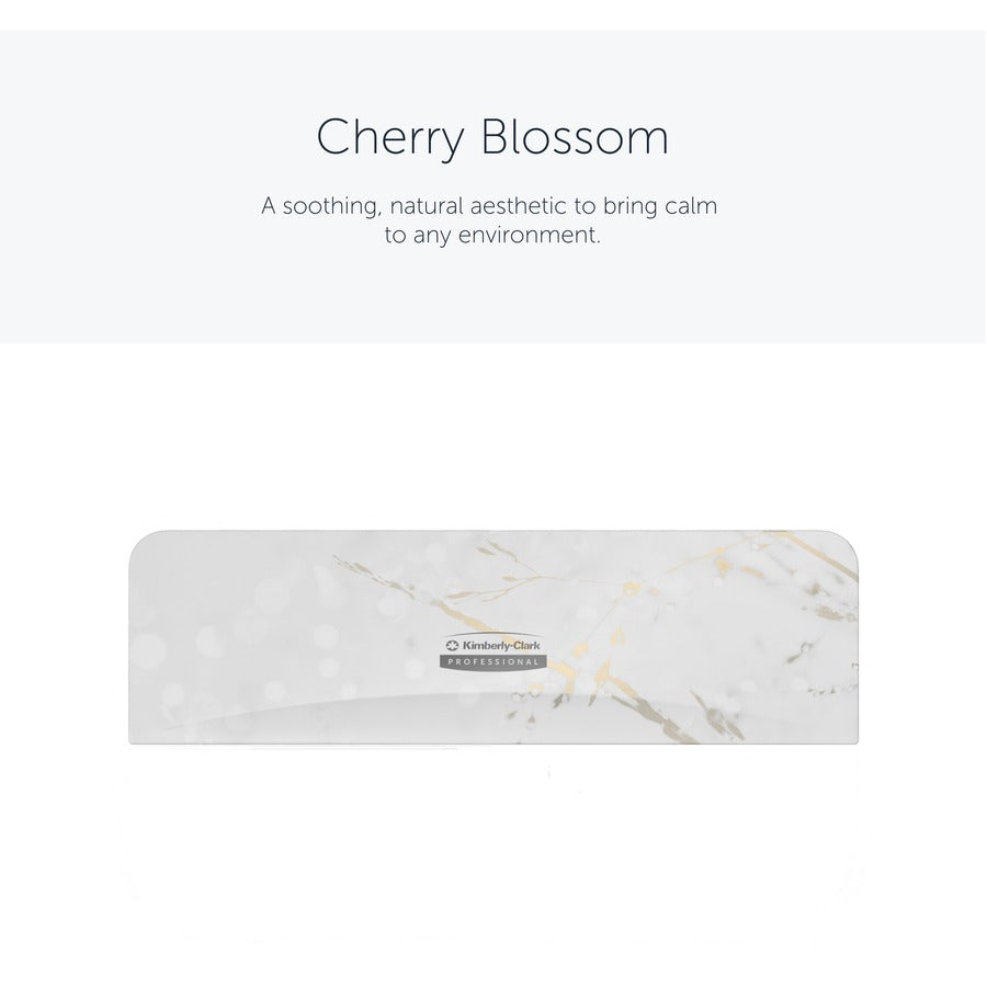 Kimberly-Clark Professional ICON Standard Roll Horizontal Toilet Paper Dispenser Faceplate, Cherry Blossom, 3.6" x 12" x 1.5", 1 Each