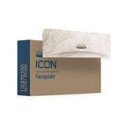 Kimberly-Clark Professional ICON Standard Roll Horizontal Toilet Paper Dispenser Faceplate, Warm Marble, 3.6" x 12" x 1.5", 1 Each
