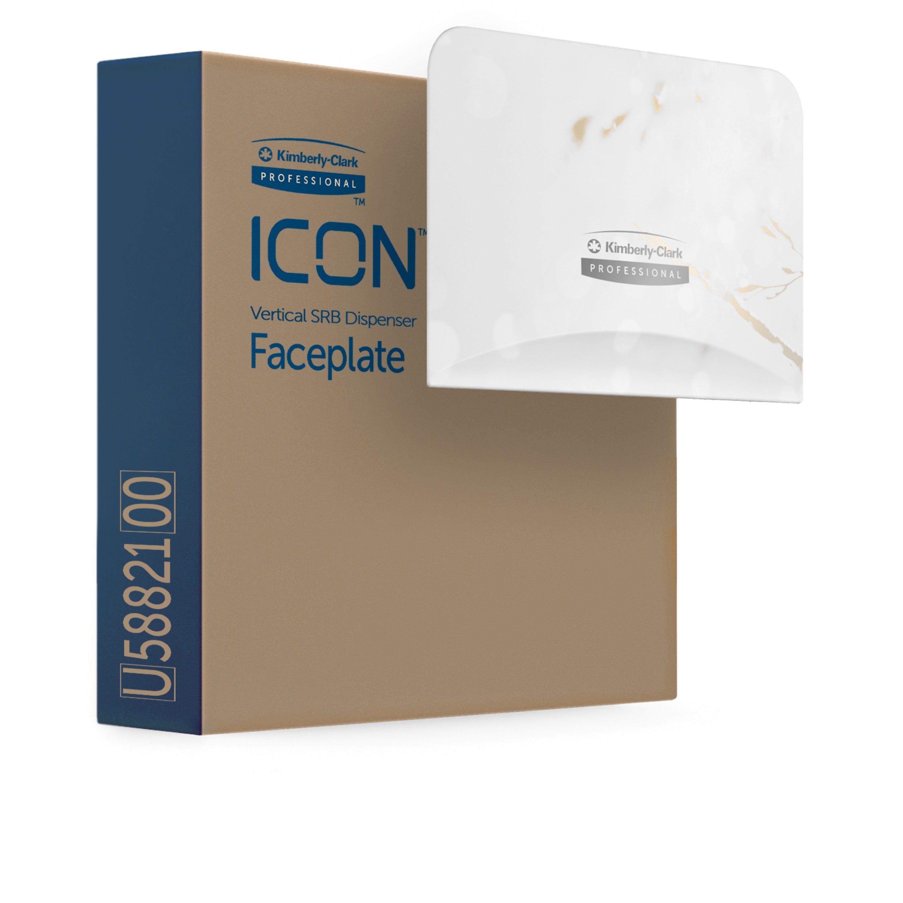 Kimberly-Clark Professional ICON Standard Roll Vertical Toilet Paper Dispenser Faceplate, Cherry Blossom, 4.3" x 6" x 1.5", 1 Each