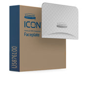 Kimberly-Clark Professional ICON Standard Roll Vertical Toilet Paper Dispenser Faceplate, Silver Mosaic, 4.3" x 6" x 1.5", 1 Each